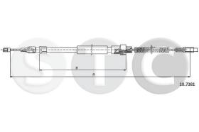 STC T483732 - CABLE FRENO LT 28/552,4 DS-TDS CH.295