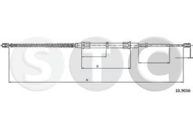 STC T483286 - CABLE FRENO OCTAVIA ALL DX/SX-RH/LH