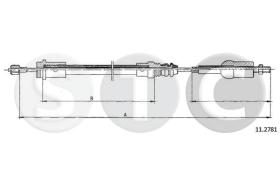 STC T482918 - CABLE EMBRAGUE TRAFIC TR/AV 2,0 BENZIN