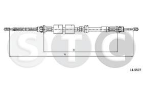 STC T481800 - CABLE FRENO MONDEO SALOON EXC.SW (DRUM