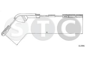 STC T482501 - CABLE FRENO VECTRA 2,0 ALL CH.K1055984