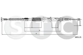 STC T480482 - CABLE FRENO 146 SX-LH