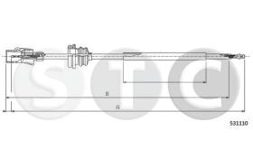 STC T483652 - CABLE CUENTAKILOMETROS TRANSPORTER 1,6