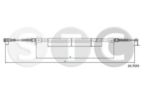 STC T480595 - CABLE FRENO A8 (L) ALL SX-LH
