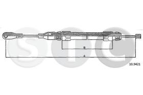 STC T480933 - CABLE FRENO 230-300-320 CE-E36 AMG. AN