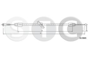 STC T481030 - CABLE FRENO SPRINTERALL CH.3665 ANT.-