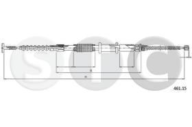 STC T481316 - CABLE FRENO MAREA 1,6 - 1,8 - 1,9 TD S