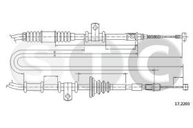 STC T482260 - CABLE FRENO COLT 1,2-1,3-1,5-DS (DISC