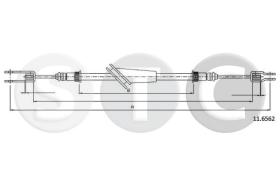 STC T483133 - CABLE FRENO TRAFIC ALL 4X4 ANT.-FRONT