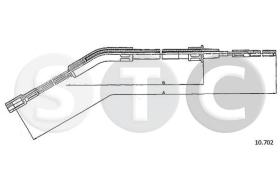 STC T483695 - CABLE FRENO 1303 KAFER