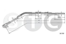 STC T483700 - CABLE FRENO 1500/1600 (TYPE 3)