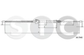 STC T483776 - CABLE FRENO UP ALL DX/SX-RH/LH