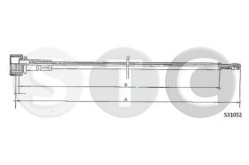 STC T483665 - CABLE CUENTAKILOMETROS 1300 MM.?1050