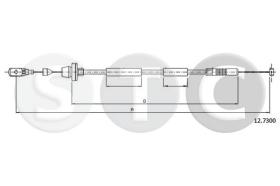 STC T481546 - CABLE ACELERADOR COUPE 1710 16V (MOT.