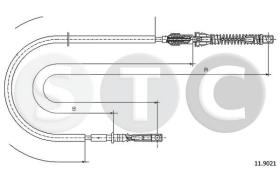 STC T481918 - CABLE ACELERADOR SIERRA 1,6