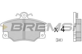 Bremsi BP2268 - B. PADS FIAT, ALFA ROMEO, LANCIA, SEAT