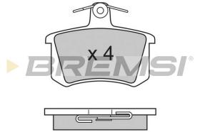 Bremsi BP2612 - B. PADS FIAT, VW, ALFA ROMEO, LANCIA
