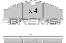 Bremsi BP2925 - B. PADS IVECO