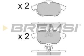 Bremsi BP3014 - B. PADS FIAT, OPEL, CHEVROLET, SAAB