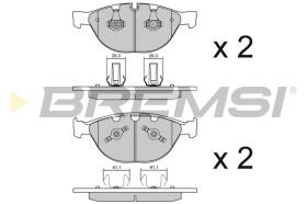 Bremsi BP3095 - B. PADS BMW, JAGUAR, ROLLS-ROYCE