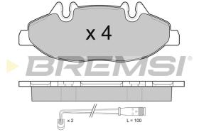 Bremsi BP3100 - B. PADS MERCEDES-BENZ
