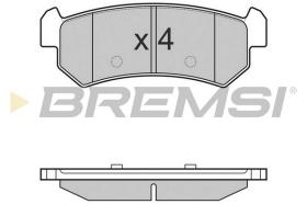 Bremsi BP3148 - B. PADS DAEWOO, CHEVROLET
