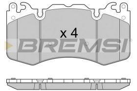 Bremsi BP3414 - B. PADS HARLEY-DAVIDSON MC, LAND ROVER