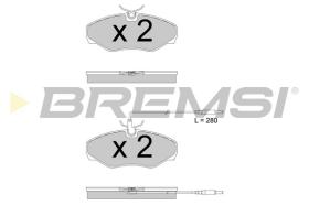 Bremsi BP3510 - B. PADS RENAULT