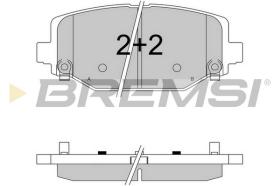 Bremsi BP3544 - B. PADS FIAT, VW, LANCIA, CHRYSLER