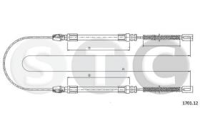STC T481312 - CABLE FRENO DAILY TURBO DS 45.10