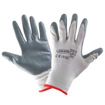 JBM 51634 - GUANTES CON PALMA REFORZADA DE NITRILO T.9