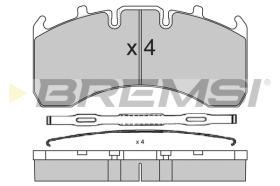 Bremsi BP7323 - B. PADS RENAULT TRUCKS MAGNUM DXI 12 480