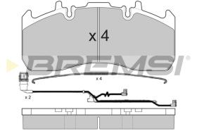 Bremsi BP7324 - B. PADS RENAULT TRUCKS MIDLUM 190.16
