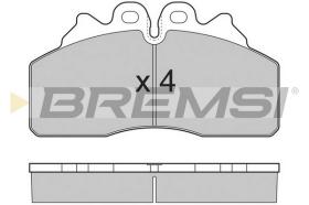 Bremsi BP7325 - B. PADS IVECO EUROCARGO I III 75 E 14 TE