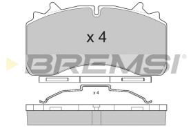 Bremsi BP7327 - B. PADS SAF SKRS SKRS 11222 K