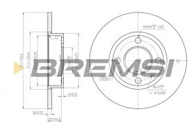 Bremsi CD6042S - B. DISC VW, AUDI, SEAT