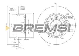 Bremsi CD6063S - B. DISC FIAT, PEUGEOT, CITROEN, TALBOT