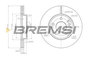 Bremsi CD6181V - B. DISC MERCEDES-BENZ