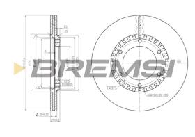 Bremsi CD6218V - B. DISC NISSAN