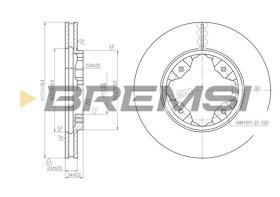 Bremsi CD6450V - B. DISC ROVER, HONDA