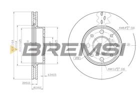 Bremsi CD6888V - B. DISC FIAT
