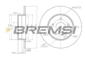 Bremsi CD6963S - B. DISC MERCEDES-BENZ