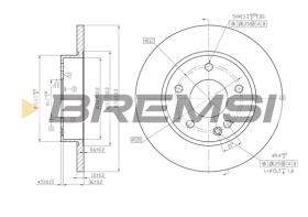 Bremsi CD7034S - B. DISC MERCEDES-BENZ