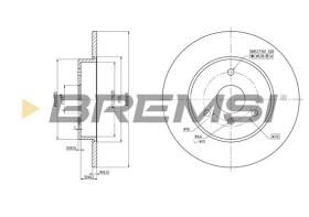 Bremsi CD7111S - B. DISC SMART