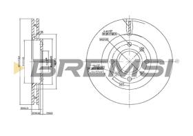 Bremsi CD7140V - B. DISC OPEL, PEUGEOT, CITROEN, DS