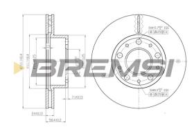 Bremsi CD7170V - B. DISC FIAT, PEUGEOT, CITROEN