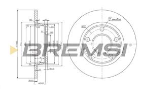 Bremsi CD7177S - B. DISC AUDI