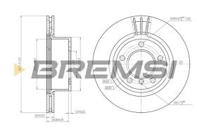Bremsi CD7229V - B. DISC BMW