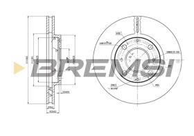 Bremsi CD7231V - B. DISC HONDA