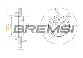Bremsi CD7236V - B. DISC OPEL